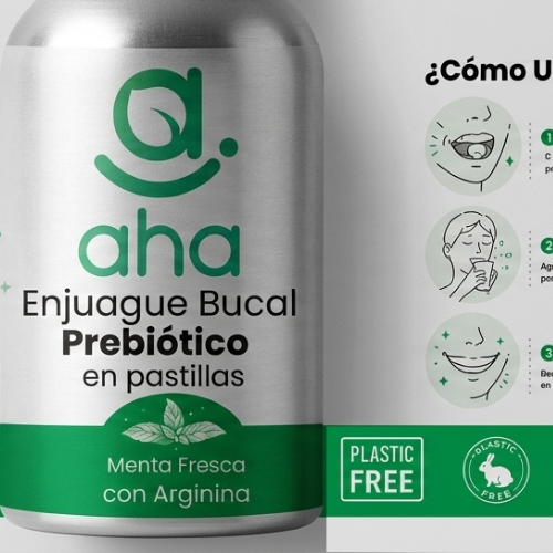 Enjuague bucal en pastilla- con PRE Bioticos