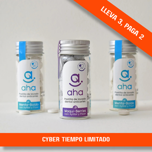 Pack Triple Pastillas Dentales (3x62 uds) - Sin Agua y Sin Plástico